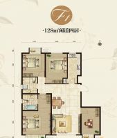 首地浣溪谷 四居室 中式古典