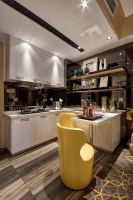 现代时尚三居室家装设计效果图