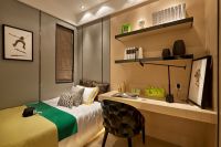 现代时尚三居室家装设计效果图