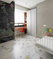 现代个性工业风三居装潢案例