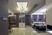 现代风格室内家居相片墙效果图