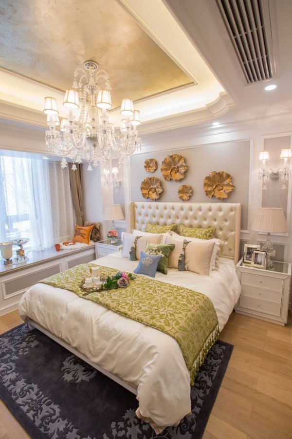 新古典风格别墅卧室装饰设计效果图