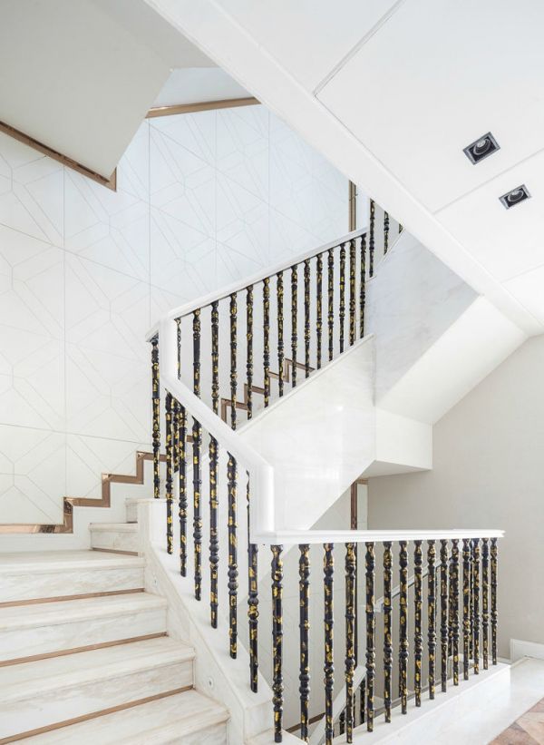 新古典室内家居楼梯设计效果图片