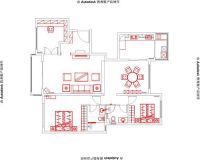 朝阳区逸翠园140平米现代简约设计
