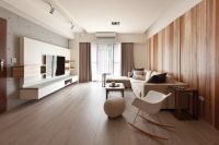 原木现代家装二居设计