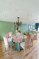 欧式浪漫马卡龙复式家居装潢