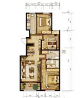 胜古誉园140平米新中式装修