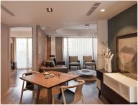 现代时尚二居装潢效果图