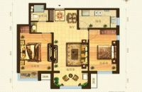 中冶.蓝城二居简约