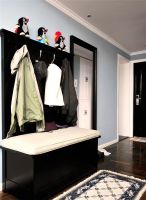 120平美式三室一厅装饰效果图片