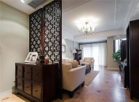 乡村美式三居室家装效果图