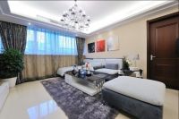 现代都市二居家装效果图