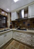 美式三居室家装设计效果图