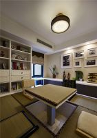 美式现代风格三居室内效果图片