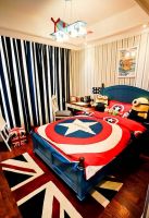 唯美美式混搭三居装潢案例