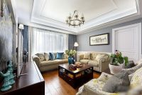 清新典雅美式三居装潢案例