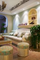 清新唯美田园风二居装修大全