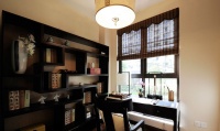 中式现代公寓室内装饰效果图片