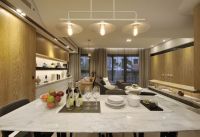 现代时尚120平米四室两厅效果图