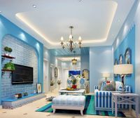 90平米地中海风格设计