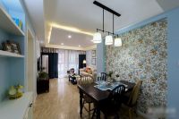 清新美式混搭二居装潢大全