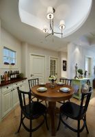 120平美式家居三居室设计装饰效果图