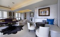 北欧时尚设计客厅效果图2015