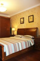 古朴美式二居装修效果图