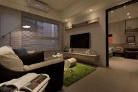 自然简约风格公寓室内装修效果图