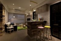 自然简约风格公寓室内装修效果图