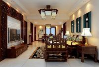 新中式风格—中信新城—三居室