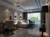 美式风格—西山枫林—三居室