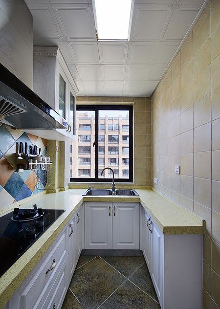 美式厨房家装设计效果图片