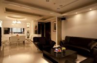 现代装修设计三居效果图大全