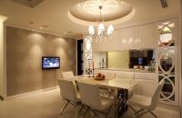 现代装修设计三居效果图大全