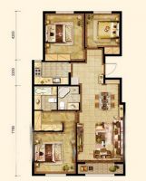 胜古誉园-现代简约男性主张-三居室装修