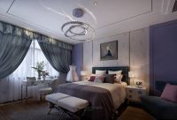 艺术气息现代风格卫生间效果图