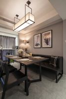 典雅现代两居室装饰效果图片