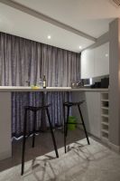 典雅现代两居室装饰效果图片