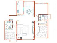 太阳新城-简约风格-三居室