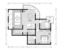 华龙苑北里-简约风格-四居室