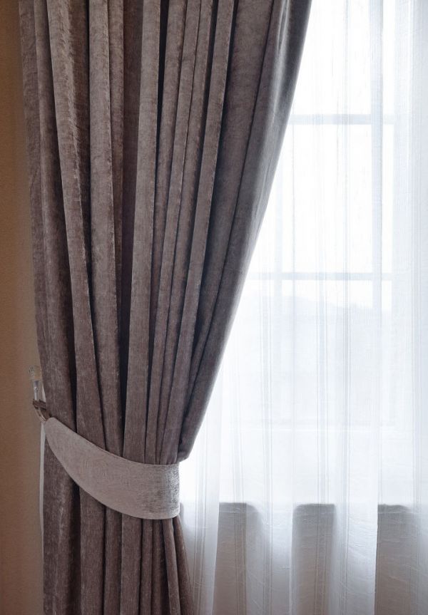 美式家居窗帘设计效果图