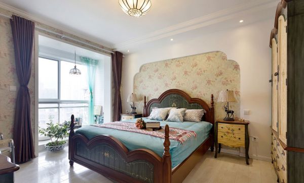 地中海风格家居卧室装饰效果图