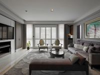 现代时尚客厅电视背景墙欣赏2015