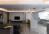 简约现代装修客厅电视背景墙