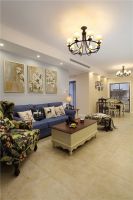 混搭风格三居室室内设计效果图