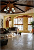 实木地中海二居家装效果图