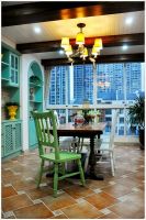 实木地中海二居家装效果图