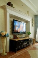 时尚美式田园三居装潢案例