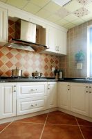 时尚美式田园三居装潢案例